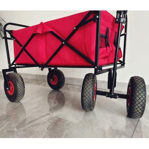 Customizable Logo Folding Wagon Cart Heavy Duty 80kg Load Capacity