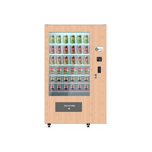 Advanced Egg Vegetables Salad Vending Machine With Cloud Service / Ads Screen
