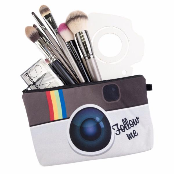 Women Cosmetic Bag 3D Printing Makeup Bags With Multicolor Pattern Cute Cosmetics Pouchs For Travel Ladies Pouch