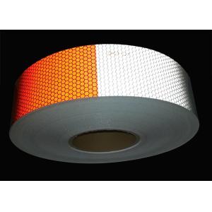 High Visibility Clear Red And White Dot C2 Reflective Tape For Trucks ,
