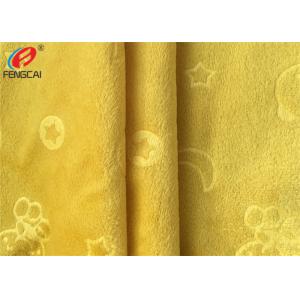 100% Polyester Embossed Soft Velboa Fabric Minky Plush Fabric