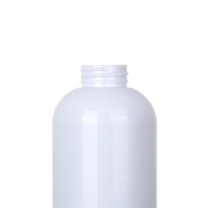 400ml Empty Containers Round Lotion Plastic PET Shampoo And Conditioner Airless