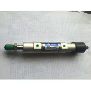 Stainless Steel Mini Cylinder , Outer Buffer Double Shaft Air Pneumatic Cylinder