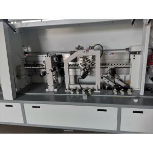 PUR Wood Edge Banding Machine with double glue tanks and double buffing