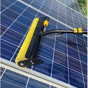 Photovoltaic Solar Panel Rotary Cleaning Robot Brush Outlet Manual Rotating