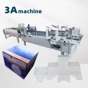 Quality 1100 Model Automatic 46 Corner Folder Gluer Press Semi Auto Folder Gluer Machine with PLC for sale