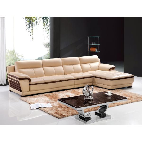 Buy modern genuine leather corner sofa furniture at wholesale prices