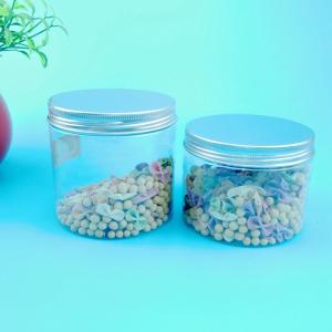 Kitchen Countertop 400ML Plastic Screw Cap Jars Shrink Wrap Logo
