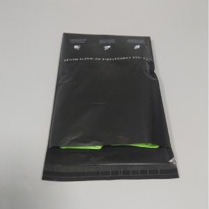 Recyclable Tear Resistant Poly Mailer Bags In Black For Loading Port Shipping
