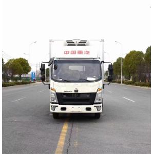 New Brand HOWO 4x2 4.2M Single Row Van Refrigerator Truck Wagon