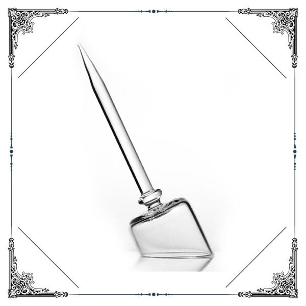 Glass Water Bongs Accessories Clear Quartz Cap With Rod Quartz Banger Caps