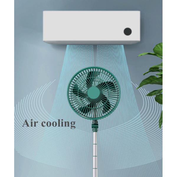 Buy Adjustable Height Telescopic Desktop Rechargeable Fan BSCI Passed at wholesale prices