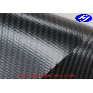 Cut Resistant Black Artificial Leather Fabric With 480GSM TPU Coated