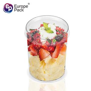 BPA free cylinder shape 93ml disposable plastic cup with lid