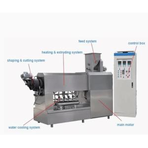 Fully Automatic nutritional powder Food Extruder Machine , rice extruder machine