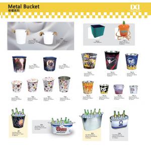 DADI Elliptic Personalized Tinplate Ice Bucket Luxury Engraved Drinks Cooler