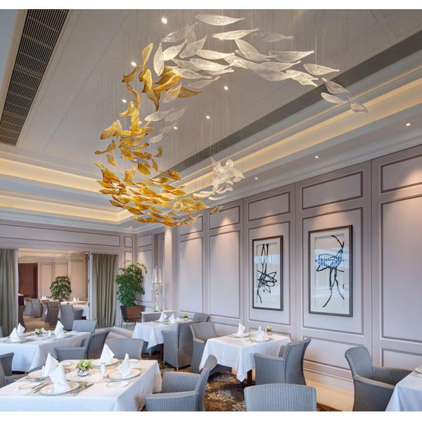 Sales Office Sandbox Lamp Crystal Simple Modern Art Pendant Lamp Glazed Living Room Lamp Hotel Lobby Non-standard Lamp