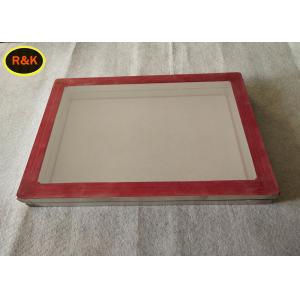 Polishing Silver Aluminium Screen Printing Frames Solvent Resistance 18x20 Inch