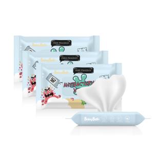 Organic 99% Water Baby Wet Wipes Private Label Non Woven Fabric