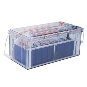 Transparent Screw-Locked Lithium Battery Case Battery Accessories Durable