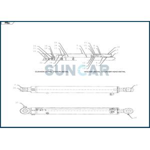 PY01V00050R300 Arm Cylinder Seal Repair Kit fits CNH CX55BMSR