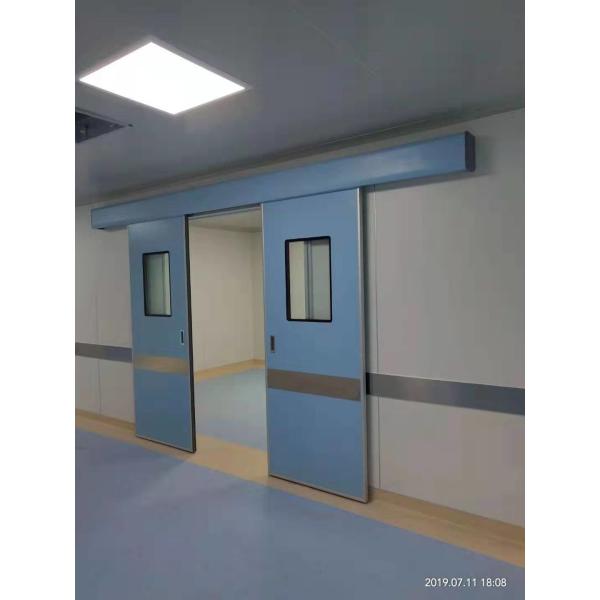 Hygienic HPL Pharmaceutical Clean Room Door , Operating Room Doors Encircle Frame