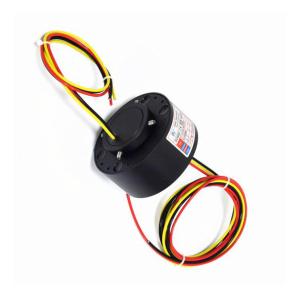Durable Industrial Slip Ring , Continuous Transmission Signal Compact Slip Ring