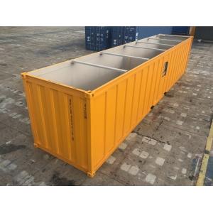 Waste Water Treatment Container , 40ft High Cube CSC Approved Open Top Container