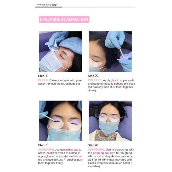 Hygienic DIY Eyelash Lift Kit With Eyelash Lift Aftercare Essence