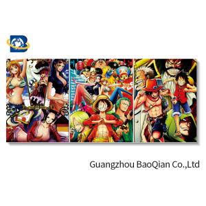 Cartoon One Piece Picture For Wall Decoration , 3d Flip Changing Picture / Poster