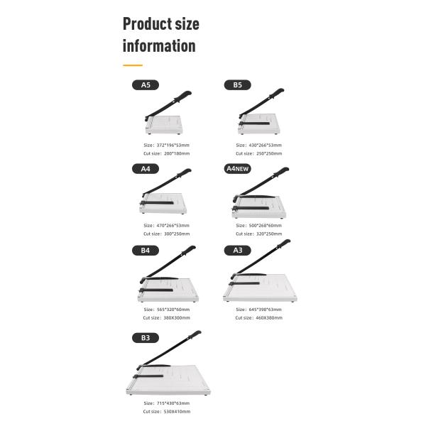 Precision Cutting Made Easy with Our A4 Manual Paper Cutter Aluminium Alloy