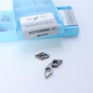 Cermet CNC Turning Inserts DCGT07 DCGT11 C Finish Chip Breaker Metal Material