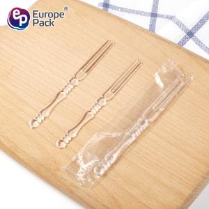 Eco-friendly food grade disposable ps plastic fruits fork