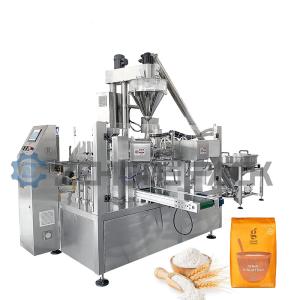 Automatic Bag Feeding Powder Packing Machine Multi Station Solid Beverage