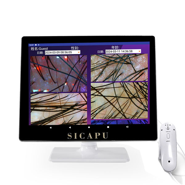 LCD Display Hair Detector Machine For Hair Salons And Clinics