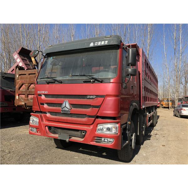 Competitive Price Used HOWO 32cbm Front Tipping Truck 12 Tyre Tipper 8X4 Mining Truck 45 Ton Heavy Dump Truck