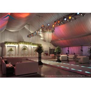 White Aluminium Frame Tents Wind Resistant 20m * 25m For Wedding Party