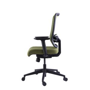 Ergo Lumbar Support Office Chair Green Mesh Mid Back Swivel