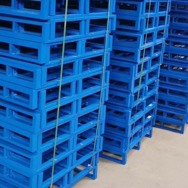 4 Way Durable Metal Warehouse Steel Pallet Heavy Duty Steel Pallet 1000 - 2000 Kg