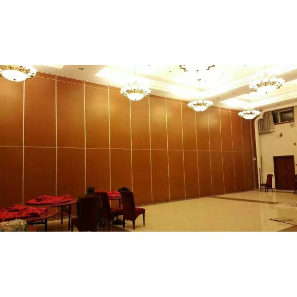 Multi Color Acoustic Room Divider Sliding Folding Acoustic Partitions Wall For Banquet Hall