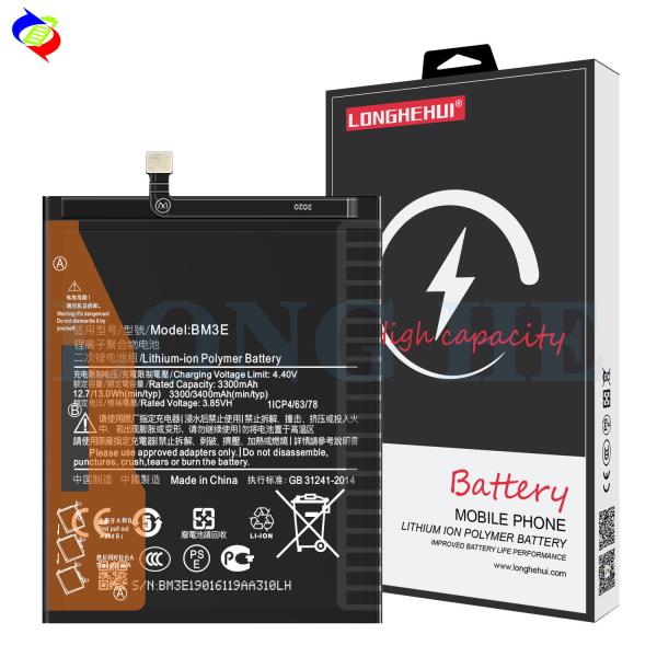 Stock BM3E 3.85V 3400mAh Mobile Smart Phone Battery for Xiaomi 8 Replacement