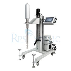 Ultrasonic metal melting homogenizer machine for liquid processor with lifting