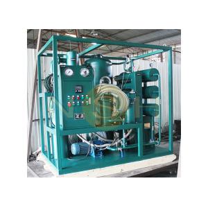 Vacuum Transformer Oil Regeneration Plant , 3000Liters / Hour Transformer Oil Filtration Machine