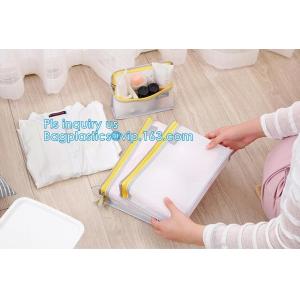 mesh zipper cosmetic bag make up custom high quality bags and cases shopping,