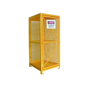 Manual Single Door Oxygen Cylinder Storage Cabinets 14 GA Steel Roof Material
