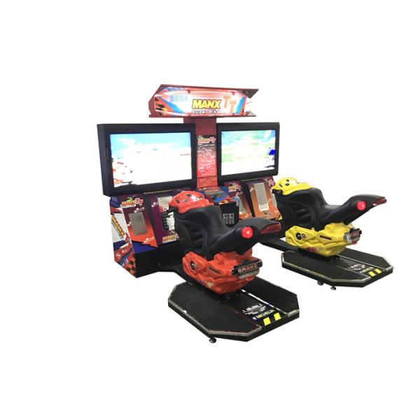 2 Player Racing Game Machine , Ordinary TT Motorcycle Arcade Machine