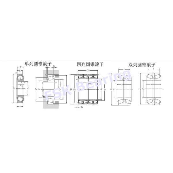 Single Row 74551X/74846X Tapered Roller Bearing Gcr15 Chrome Steel