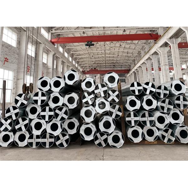 Buy 80FT 90FT Galvanized Steel Transmission Pole Philippines Dodecagonal at wholesale prices