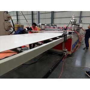 High Performance WPC / PVC Foam Board Production Line Plastic Wood Board Making