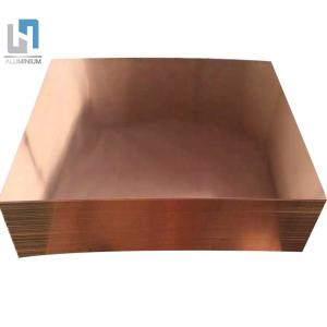 polished bright Surface Copper Metal Plates C11000 C67400 Material